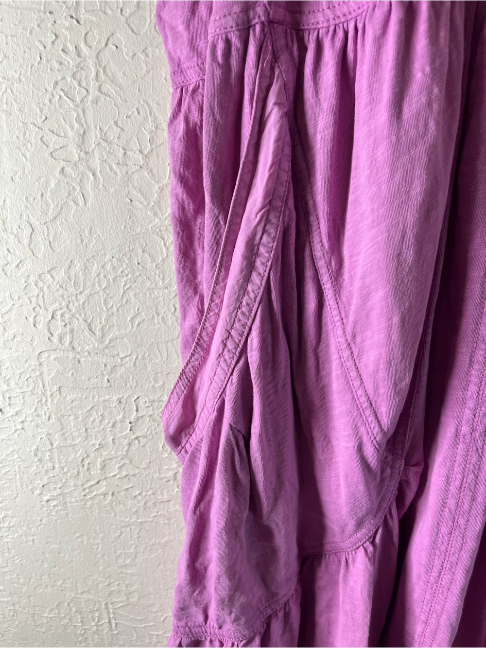 Anthropologie Daily Practice Short Flutter Sleeve Mini Dress in Pink - Picture 9 of 15